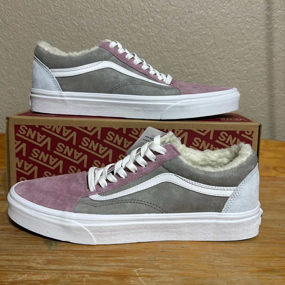 Vans Old Skool Pig Suede Sherpa multi color